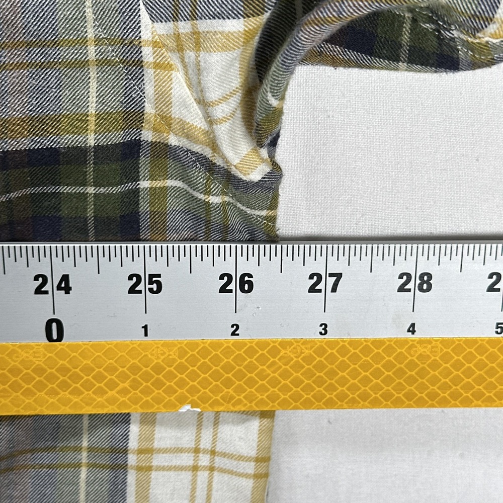 Viyella Flannel Shirt Mens XL Multicolor Plaid Long Sleeve Button Up Wool Blend - Picture 10 of 10